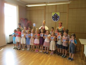 Pasování prvňáčků na čtenáře