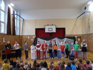 Vánoční vystoupení pro žáky školy